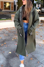 🔥Long Hooded Quilted Coat