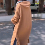 🔥Long Hooded Quilted Coat