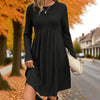 💎🧶 New Arrivals – Long-Sleeved Knit Midi Dress