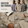 Casual Half-Zip Denim Jacket