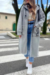 🔥Long Hooded Quilted Coat