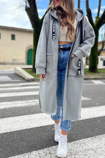 🔥Long Hooded Quilted Coat