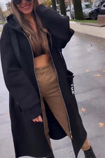 🔥Long Hooded Quilted Coat