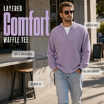 💎🧶 New Arrivals – Layered Waffle Tee