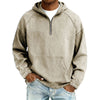 Casual Half-Zip Denim Jacket