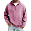 Casual Half-Zip Denim Jacket