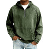 Casual Half-Zip Denim Jacket