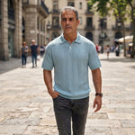Relaxed-Fit Breathable Rayon Polo