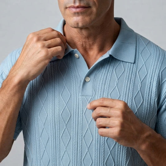 Relaxed-Fit Breathable Rayon Polo